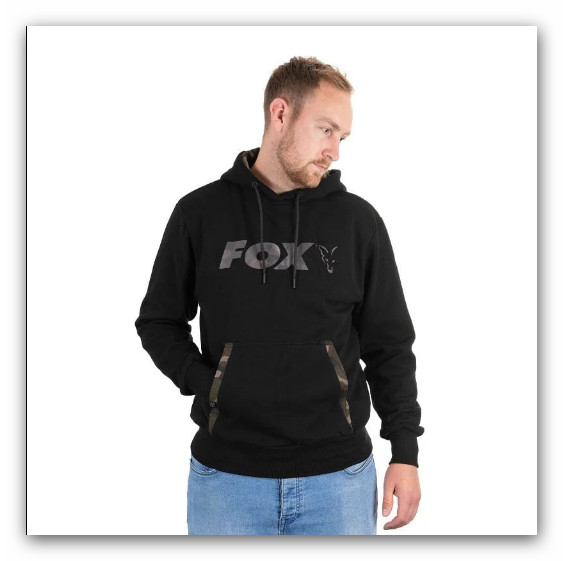 Sudadera Fox negra camo con capucha Armer a Trompicarp