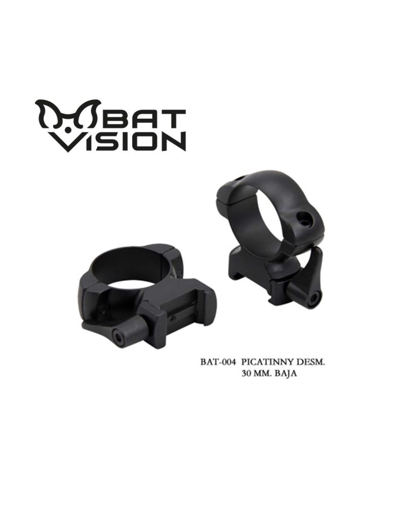 Anillas desmontables de 2 tornillos weaver 30mm Bat Vision