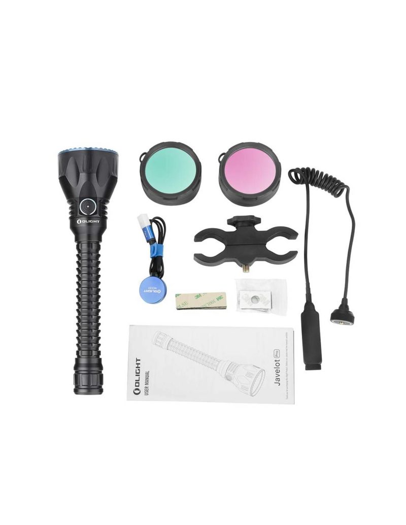 Kit de caza linterna LED recargable Javelot Pro 2.100 lum. Olight