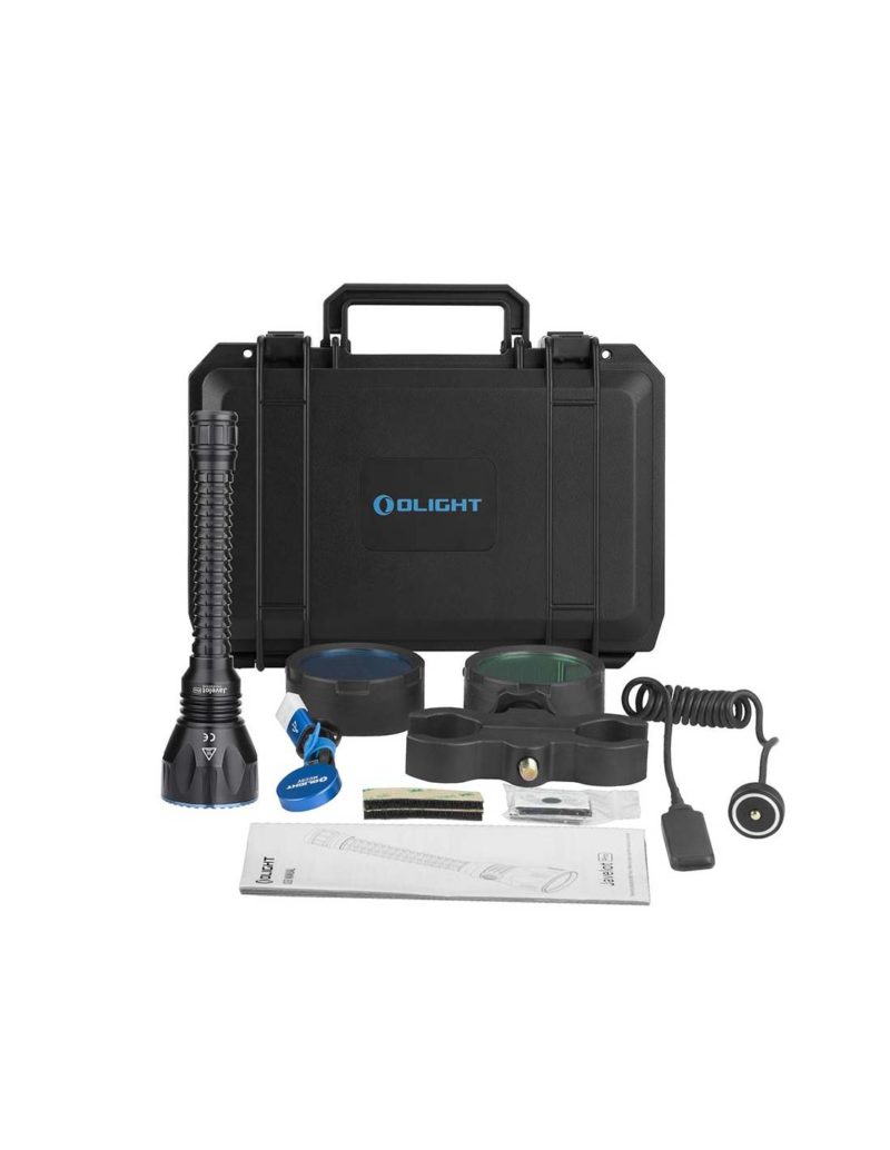 Kit de caza linterna LED recargable Javelot Pro 2.100 lum. Olight