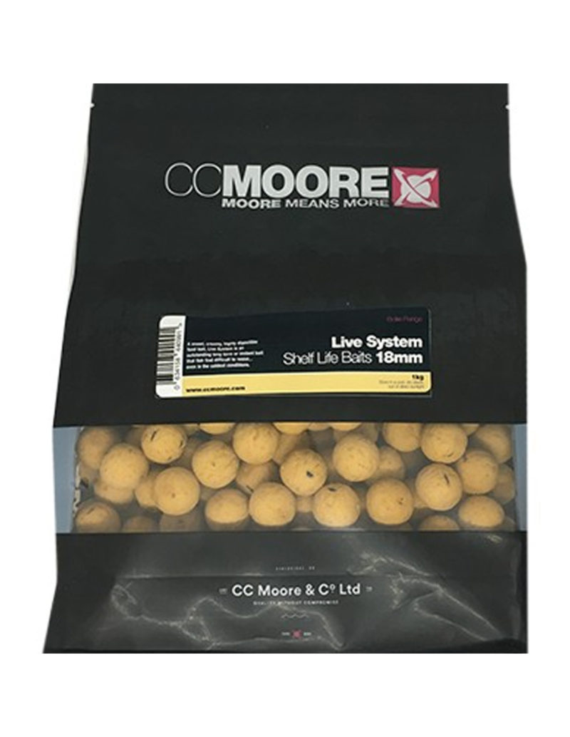 CCMoore Live System Shelf Life Boilies 18mm 1kg