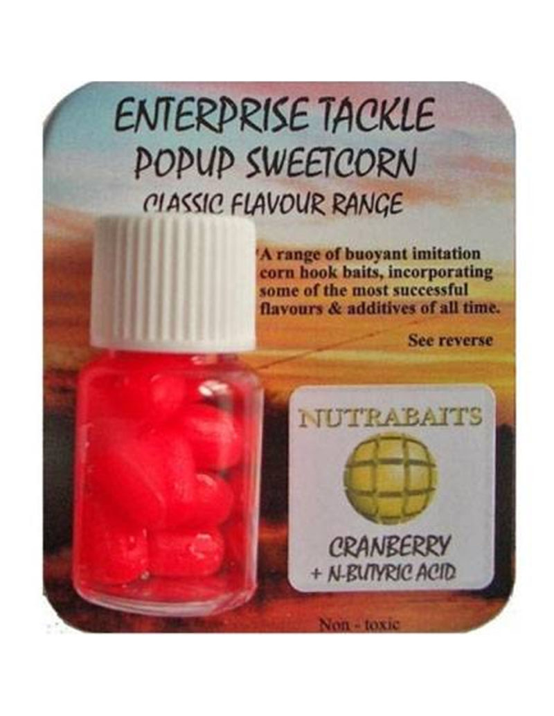 Enterprise Tackle Pop Up Sweetcorn Nutrabaits (Cranberry+N-Butyric Acid)