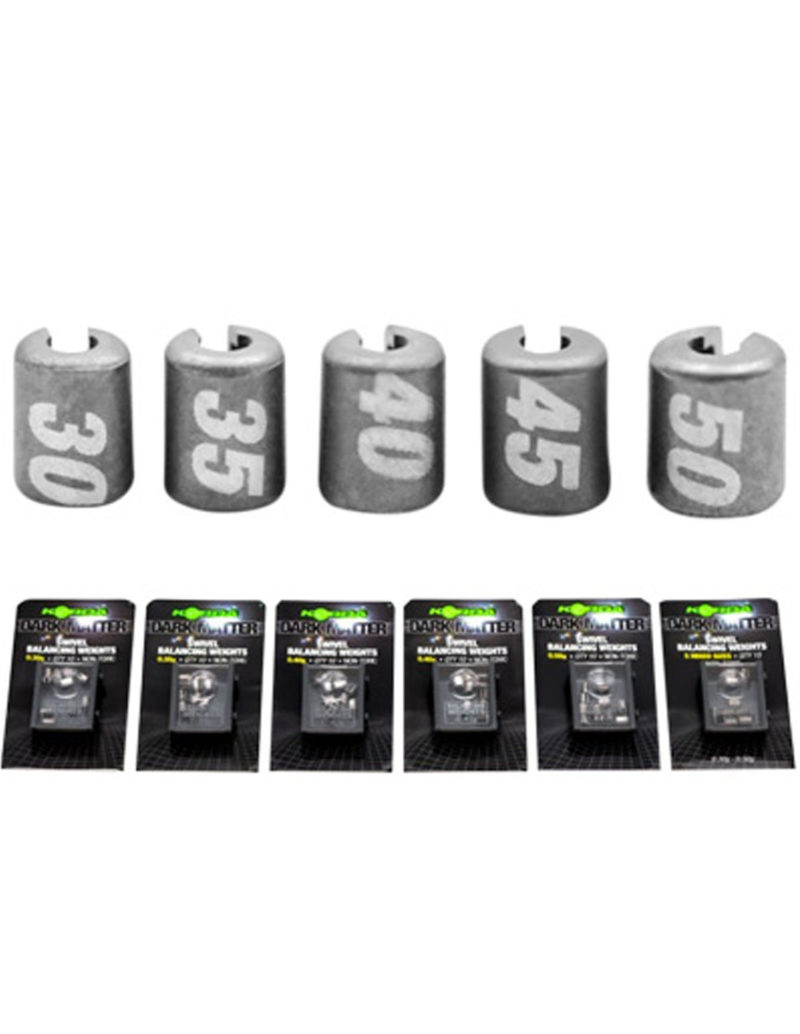 Korda Dark Matter Swiles Balancing Weights 0.30gr (Qty 10)
