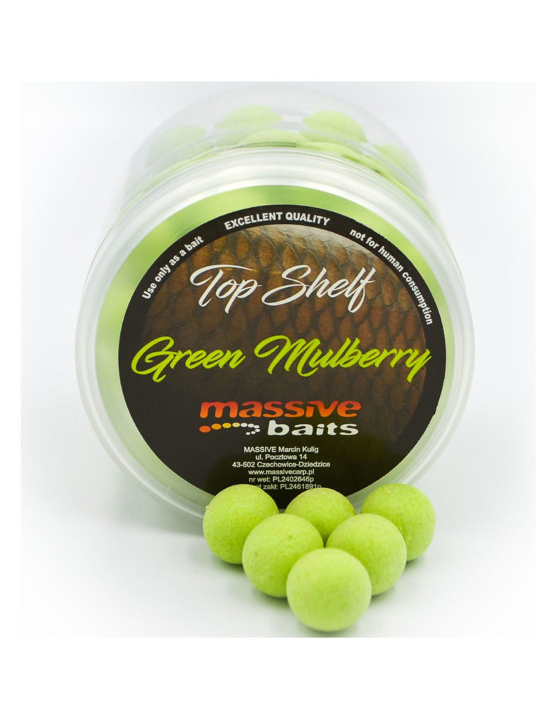 Massive Baits Pop-Ups Green Mulberry 14mm 200ml