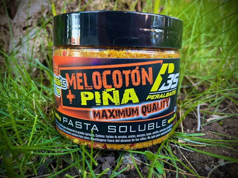Pasta para boilies Melocoton Piña Peralbaits