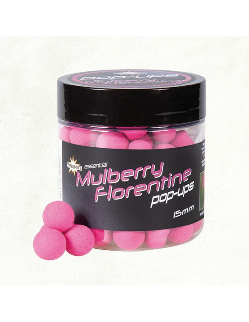 Dynamite Baits Fluro Pop Up Mulberry Florentine 15mm 80gr