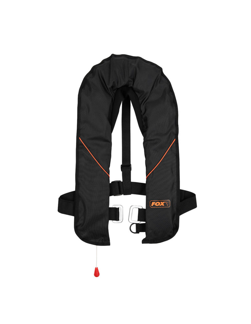 Fox Life Jacket Black and Orange (Chaleco Salvavidas)