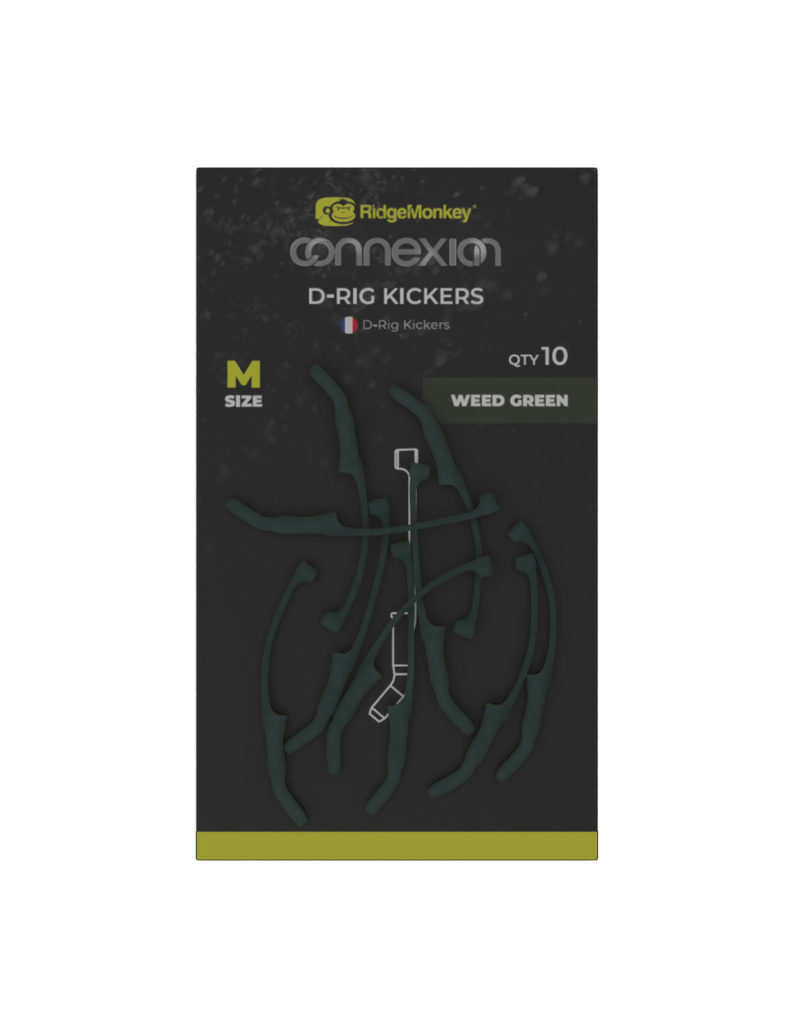 RidgeMonkey Connexion D-Rig Kickers Medium Weed Green