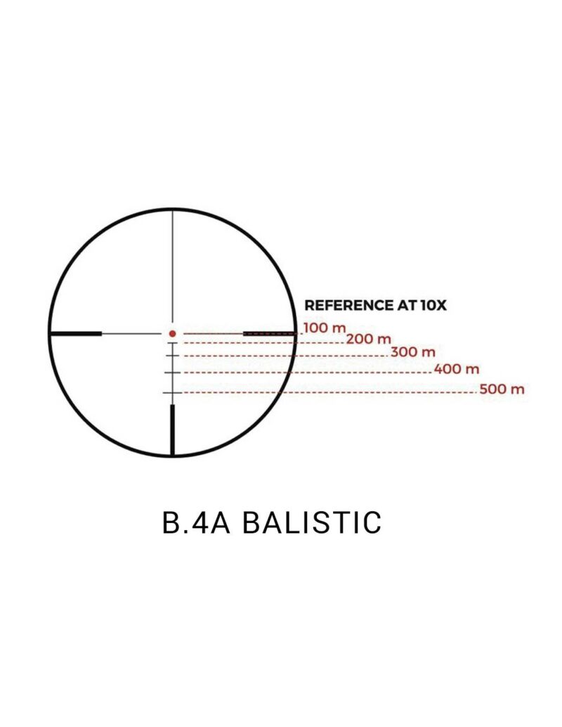Visor i6X 2,5-15x50 retícula B.4A Balistic Shilba