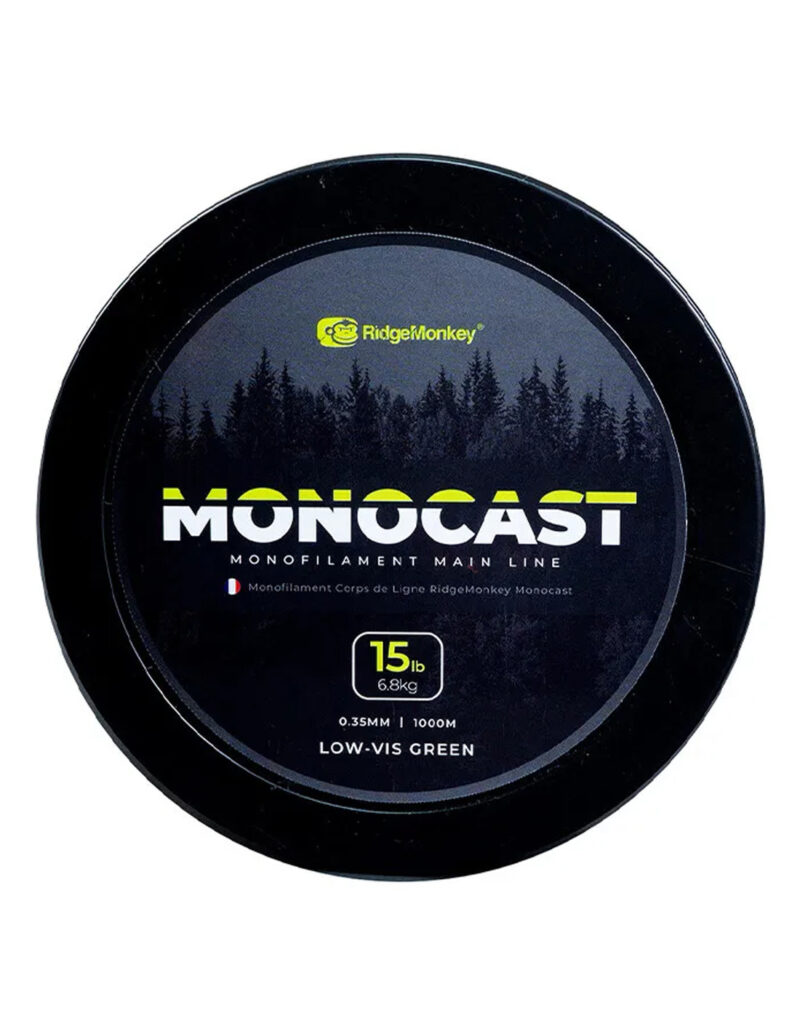 RidgeMonkey MonoCast Mono Green 15lb 0.35mm 1000mtr