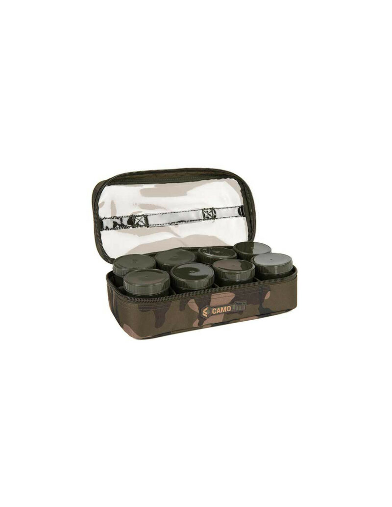 Fox Camolite 12 Pot Hookbait case