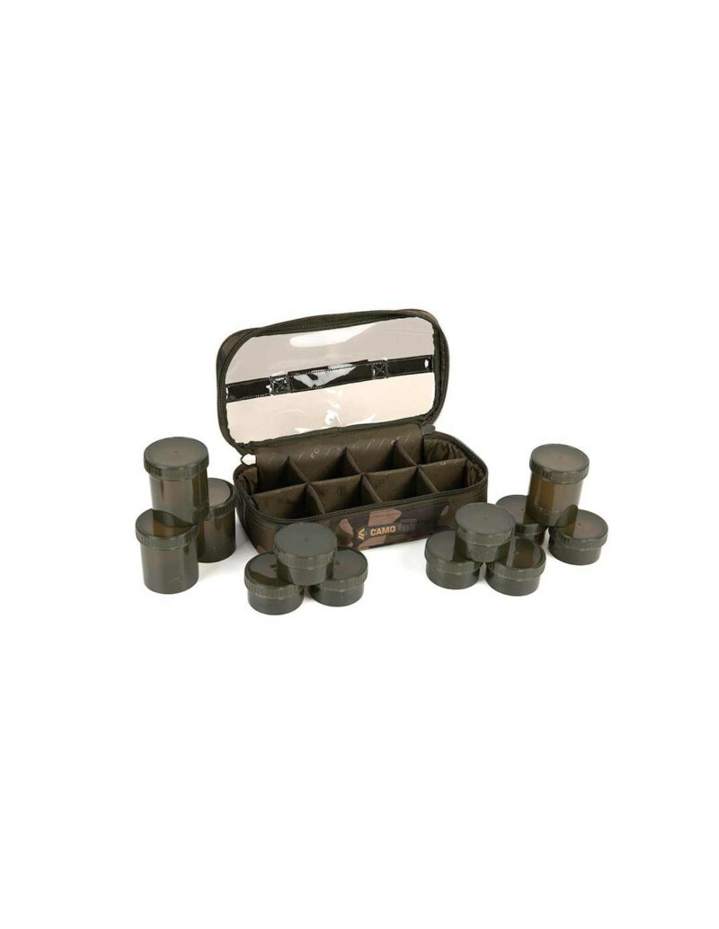 Fox Camolite 12 Pot Hookbait case
