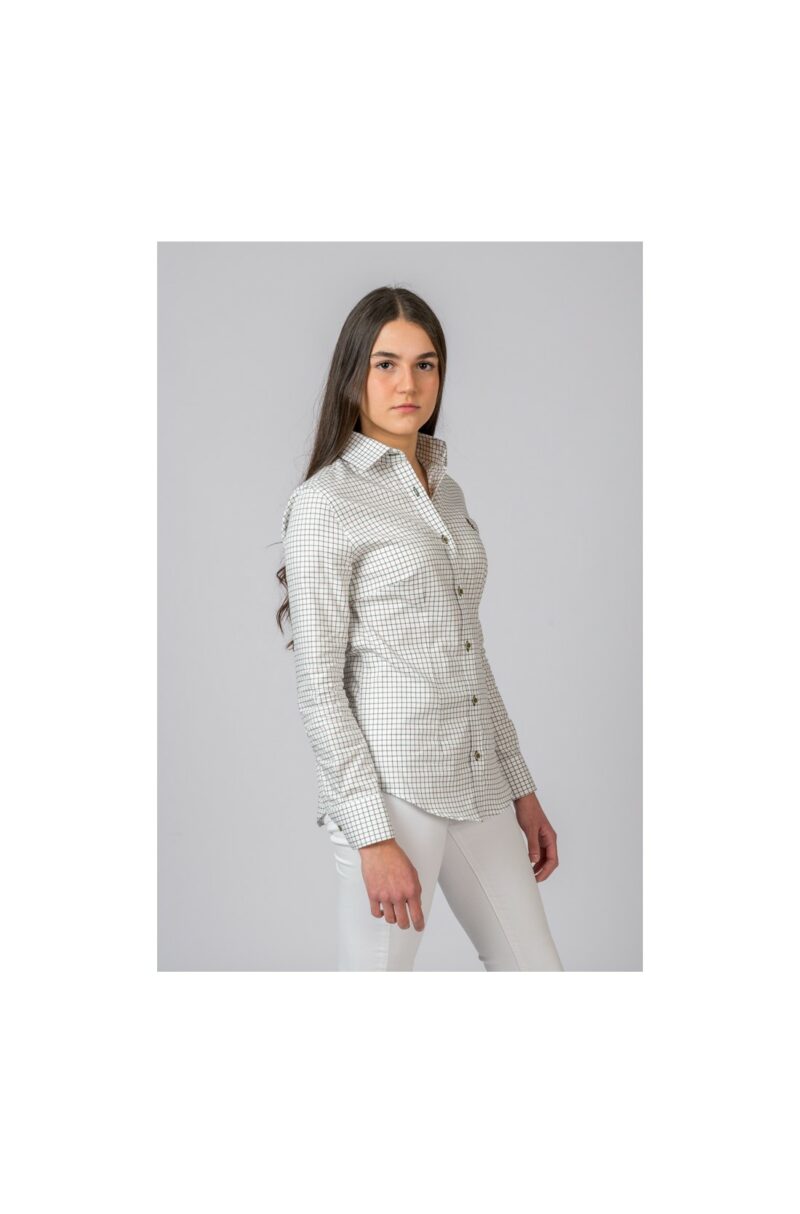 CAMISA CUADROS VERDE Y MARRÓN