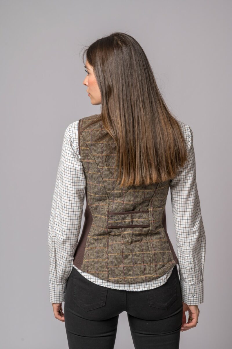 CHALECO ACEDERA ESPIGA TWEED