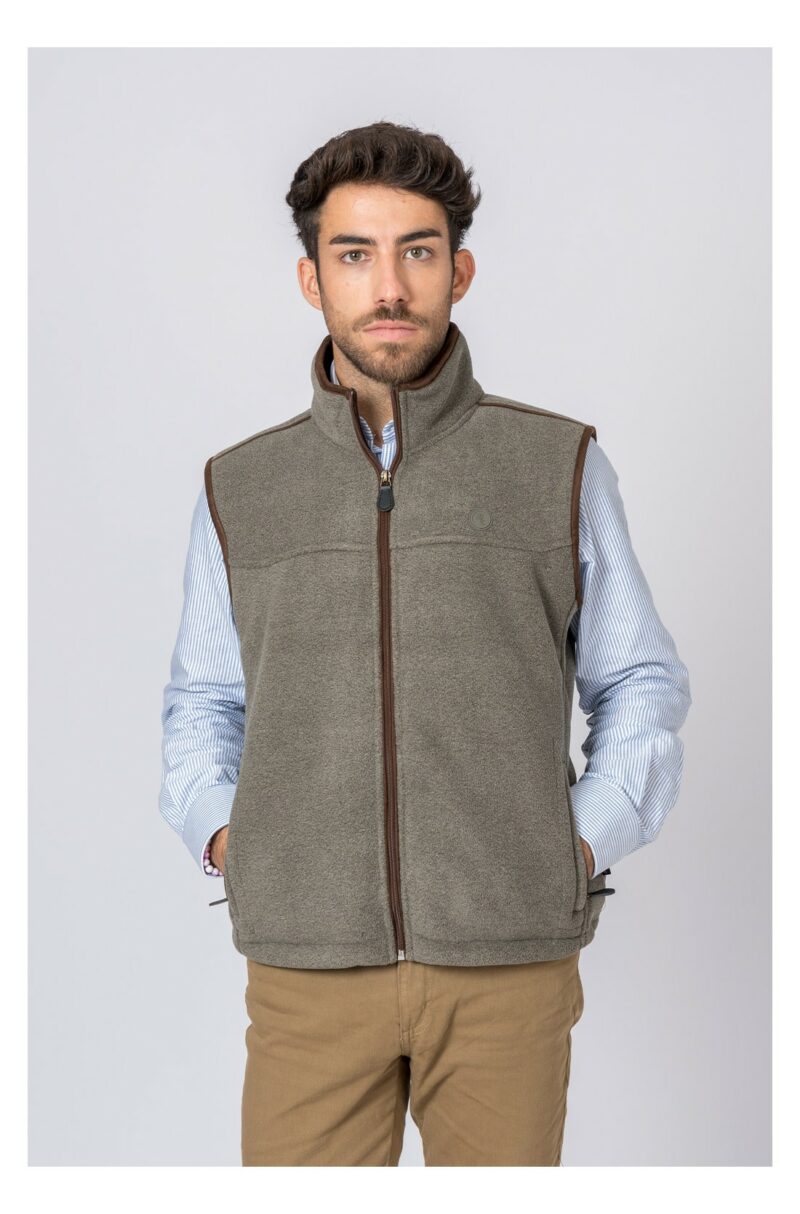 CHALECO POLAR BERLIN GRIS