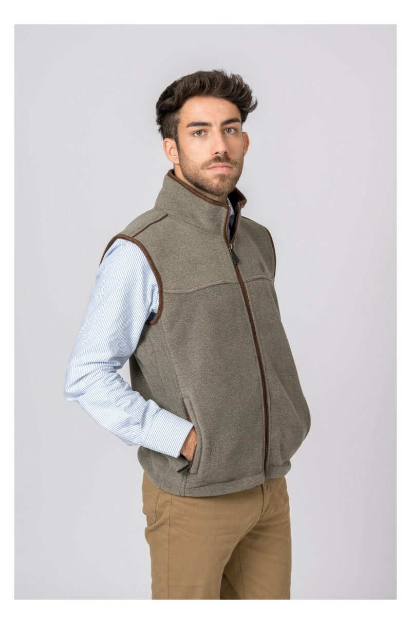 CHALECO POLAR BERLIN GRIS