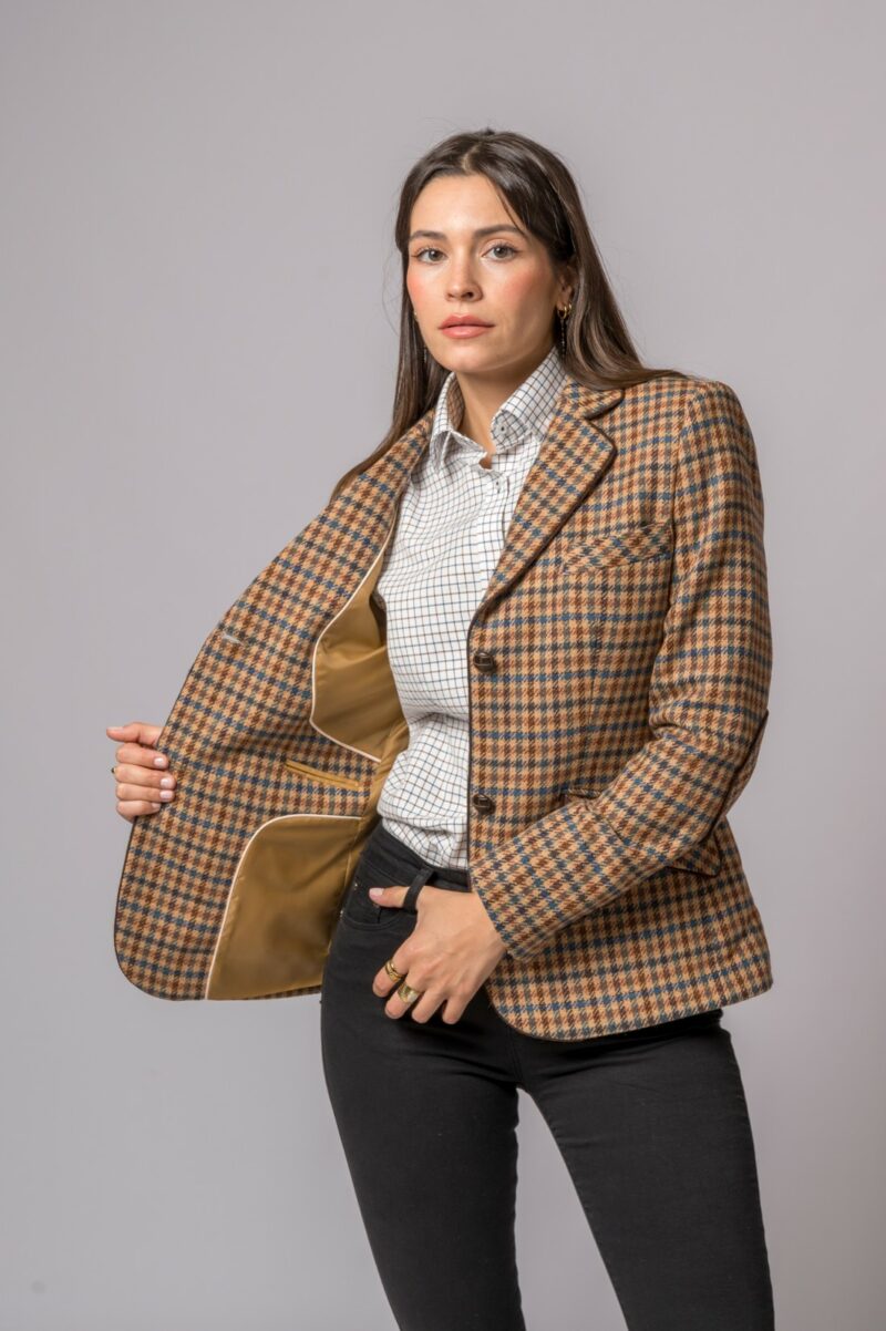 CHAQUETA LANA PATA DE GALLO