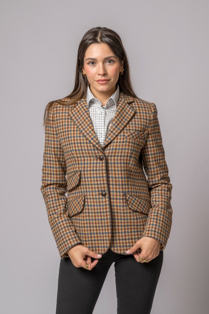 CHAQUETA LANA PATA DE GALLO