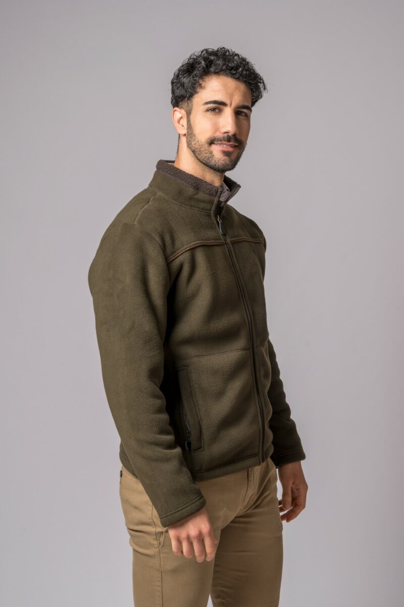 CHAQUETA POLAR ORLEANS CAMEL OLIVE