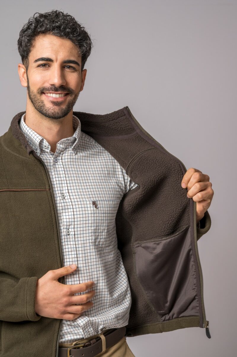 CHAQUETA POLAR ORLEANS CAMEL OLIVE