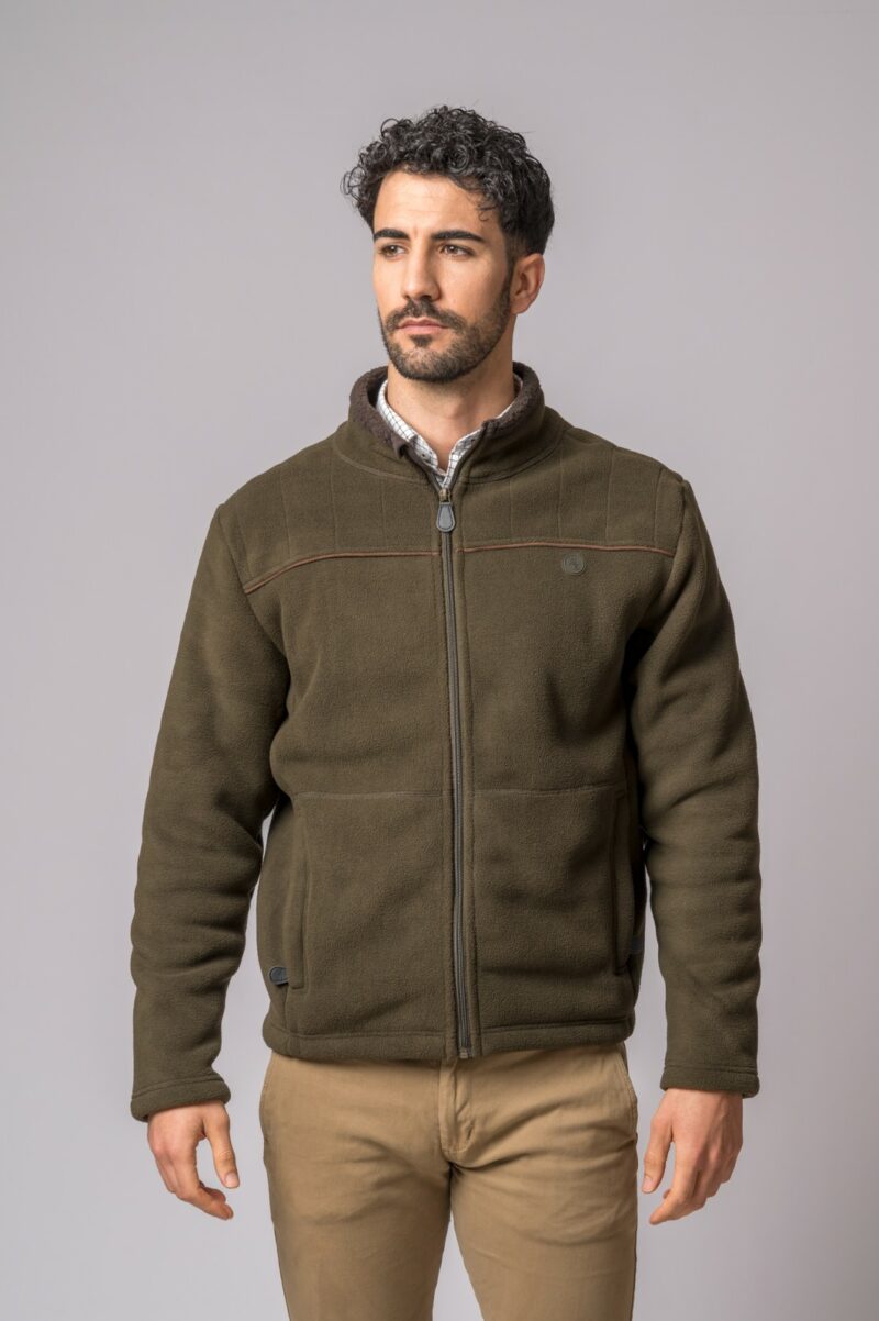 CHAQUETA POLAR ORLEANS CAMEL OLIVE