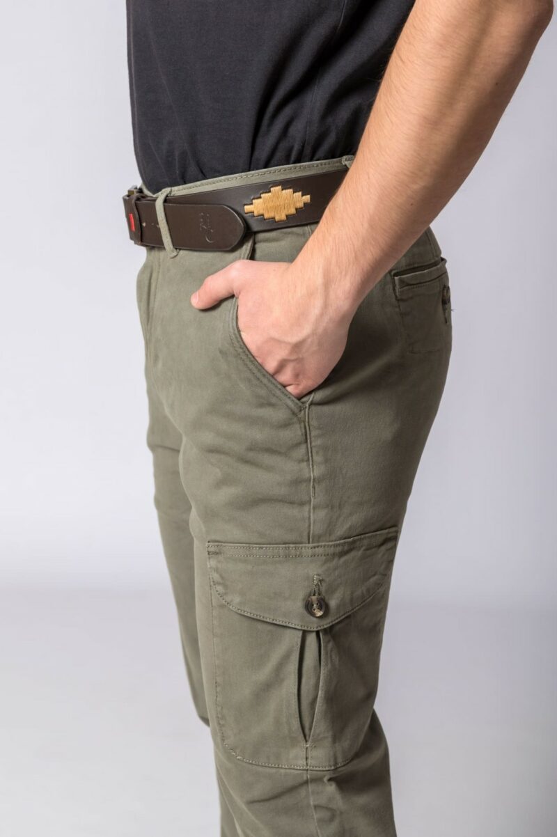 PANTALON CARGO VERDE